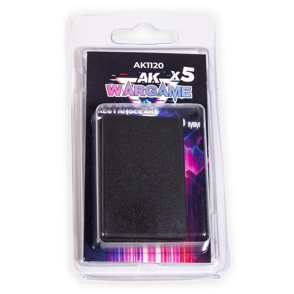 AK Interactive - Rectangular Bases 60x40mm X 5 (AK1120)