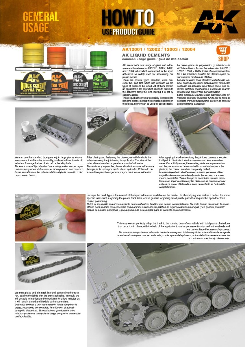AK Interactive - Refill Extra Thin Cement (Glue) 200ml (AK12002-B)