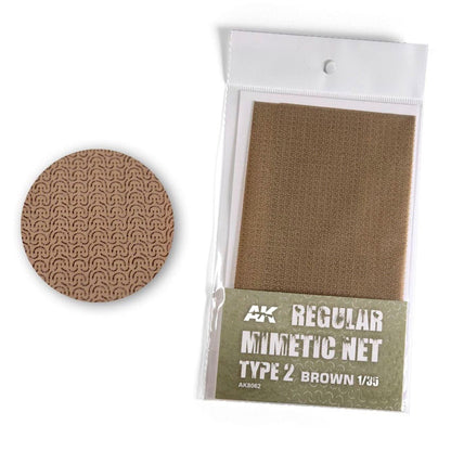 AK Interactive Regular Mimetic Net Type 2 Brown (AK8062)
