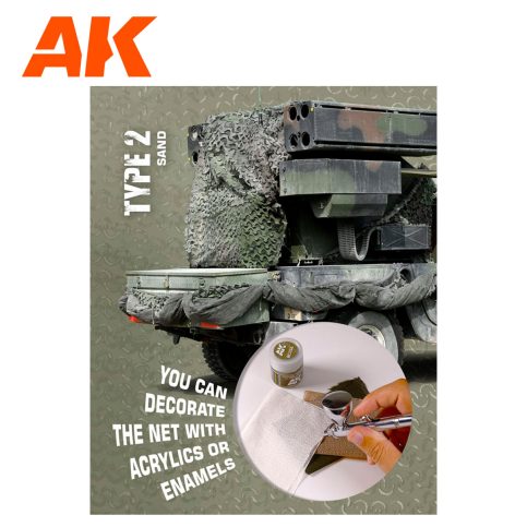 AK Interactive Regular Mimetic Net Type 2 Brown (AK8062)