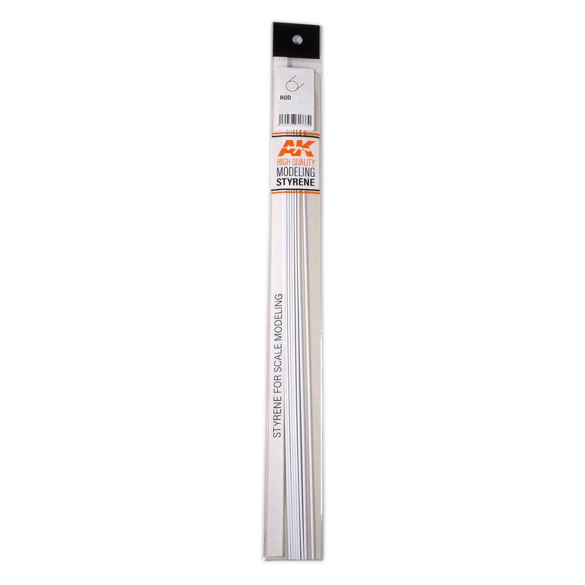 AK Interactive - Rod 1.00 Diameter X 350mm - Styrene Strip (AK6538)