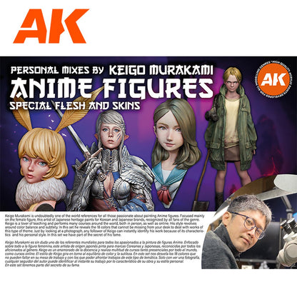 AK Interactive Signature Set - Anime Figures - Special Flesh & Skins by Keigo Murakami (AK11765)
