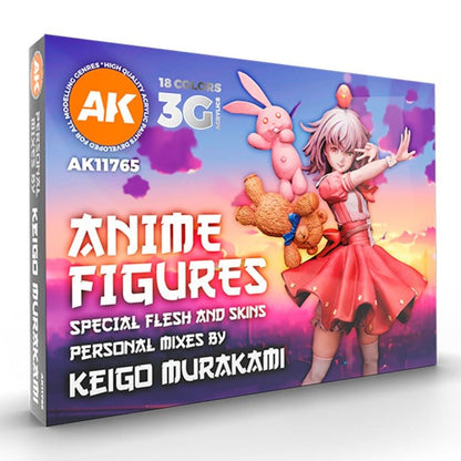 AK Interactive Signature Set - Anime Figures - Special Flesh & Skins by Keigo Murakami (AK11765)