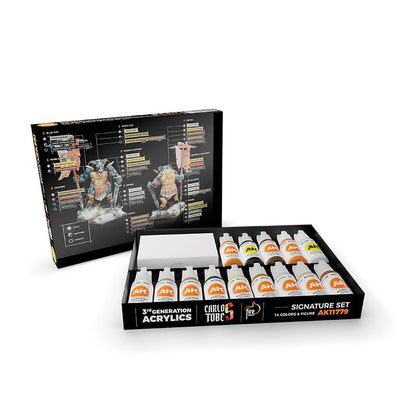 AK Interactive Signature Set Carlos Tobes - 14 Colors + Figure (AK11779)