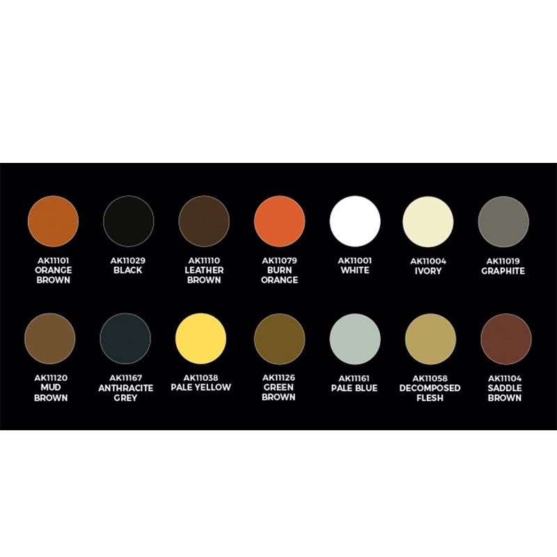 AK Interactive Signature Set Carlos Tobes - 14 Colors + Figure (AK11779)