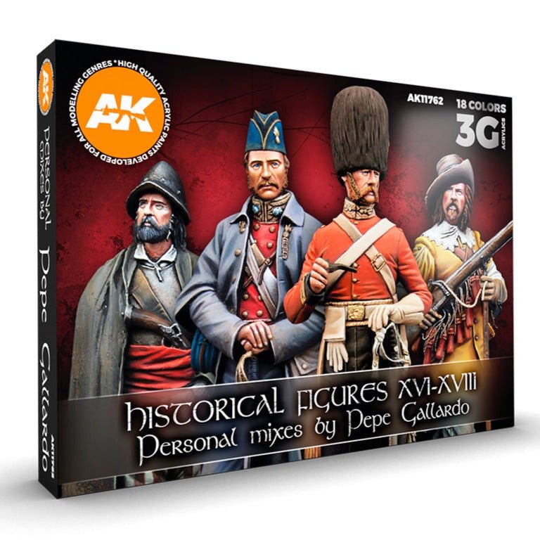 AK Interactive Signature Set - Historical Figures XVI-XVIII by Pepe Gallardo (AK11762)