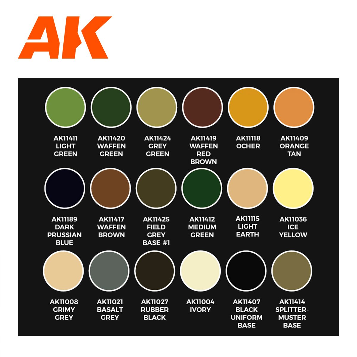 AK Interactive Signature Set - WWII German Uniforms by Calvin Tan (AK11759)