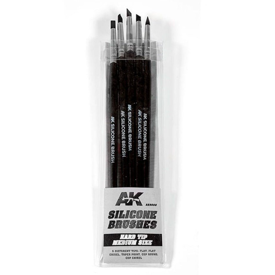 AK Interactive Silicone Brushes Hard Tip (AK9088)