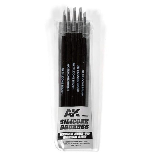 AK Interactive Silicone Brushes Medium Tip Medium (AK9086)