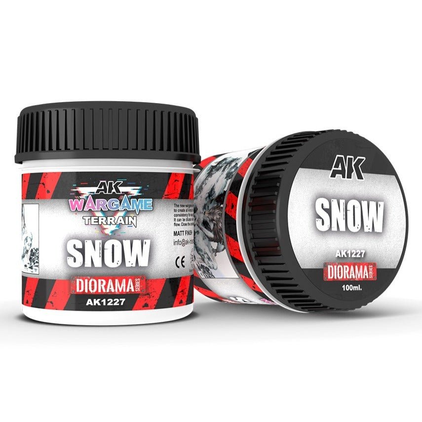 AK Interactive Snow - Wargame Terrains - 100ml (AK1227)