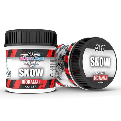 AK Interactive Snow - Wargame Terrains - 100ml (AK1227)