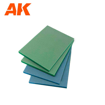 AK Interactive Soft and Smooth Sponge Sandpaper Set 4 (AK9327)