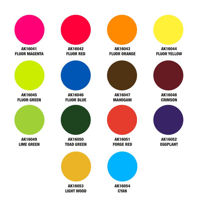 AK Interactive - Special Box Full Range of the Inks (AK16055)