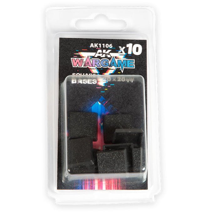AK Interactive - Square Bases 20x20mm X 10 (AK1106)