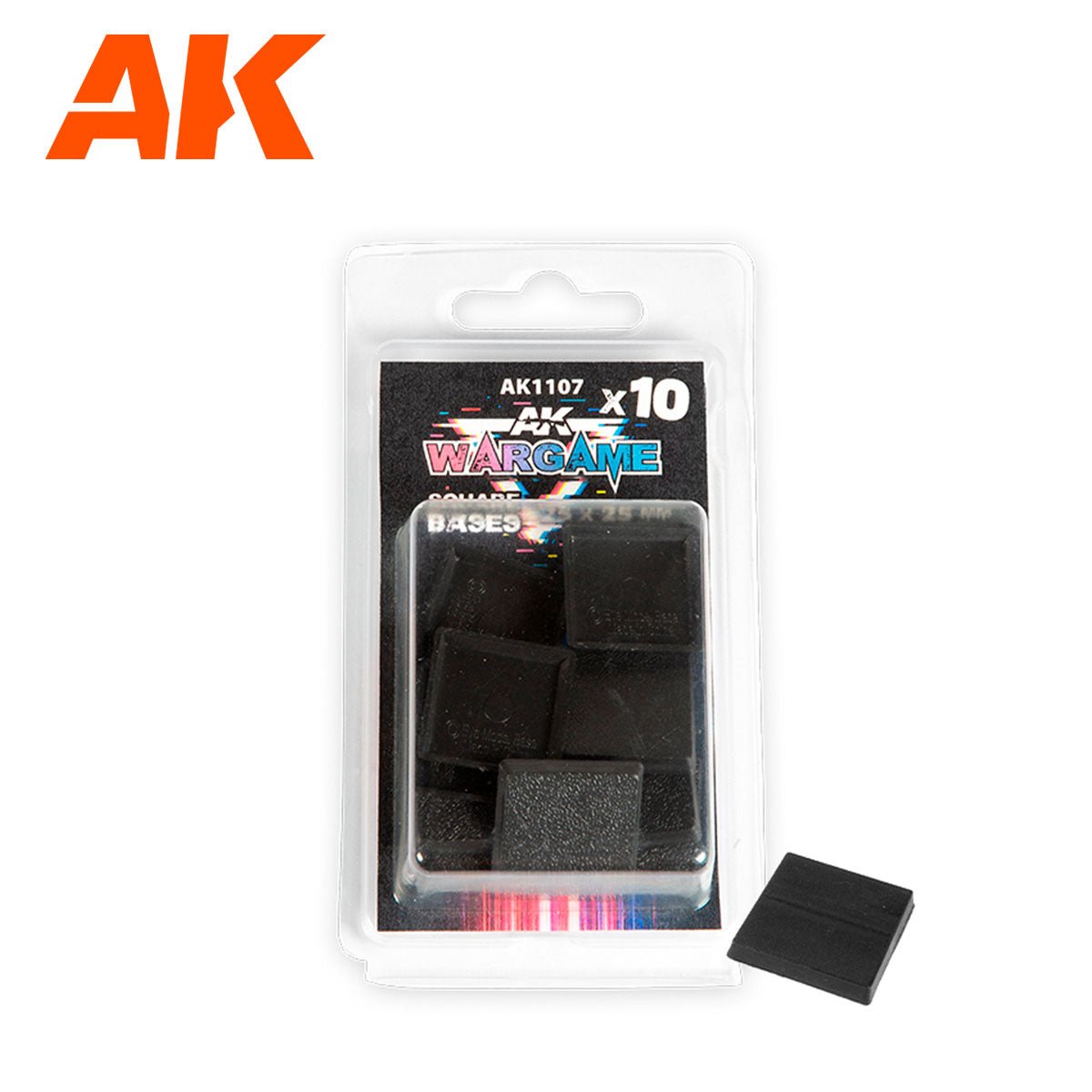 AK Interactive - Square Bases 25x25mm X 10 (AK1107)