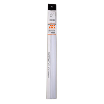 AK Interactive - Strips 0.50 X 0.50 X 350mm - Styrene Strip (AK6507)