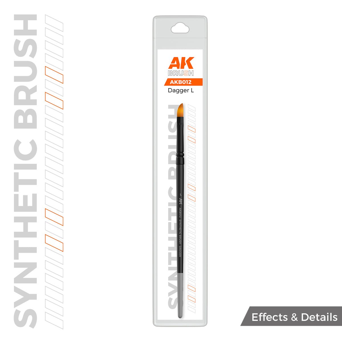 AK Interactive Synthetic Brush - Dagger L (AKB012)