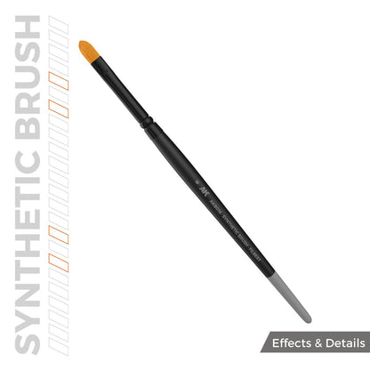AK Interactive SYNTHETIC BRUSH - FILBERT 6 (AKB016)