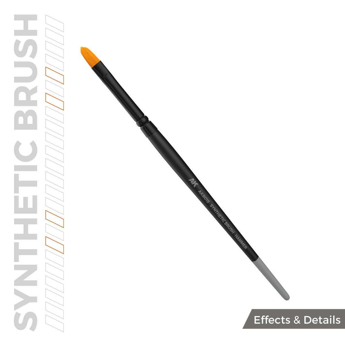 AK Interactive SYNTHETIC BRUSH - HAMMER (AKB019)
