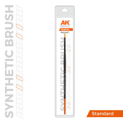 AK Interactive SYNTHETIC BRUSH - ROUND 1 (AKB008)