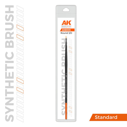 AK Interactive SYNTHETIC BRUSH - ROUND 3/0 (AKB005)