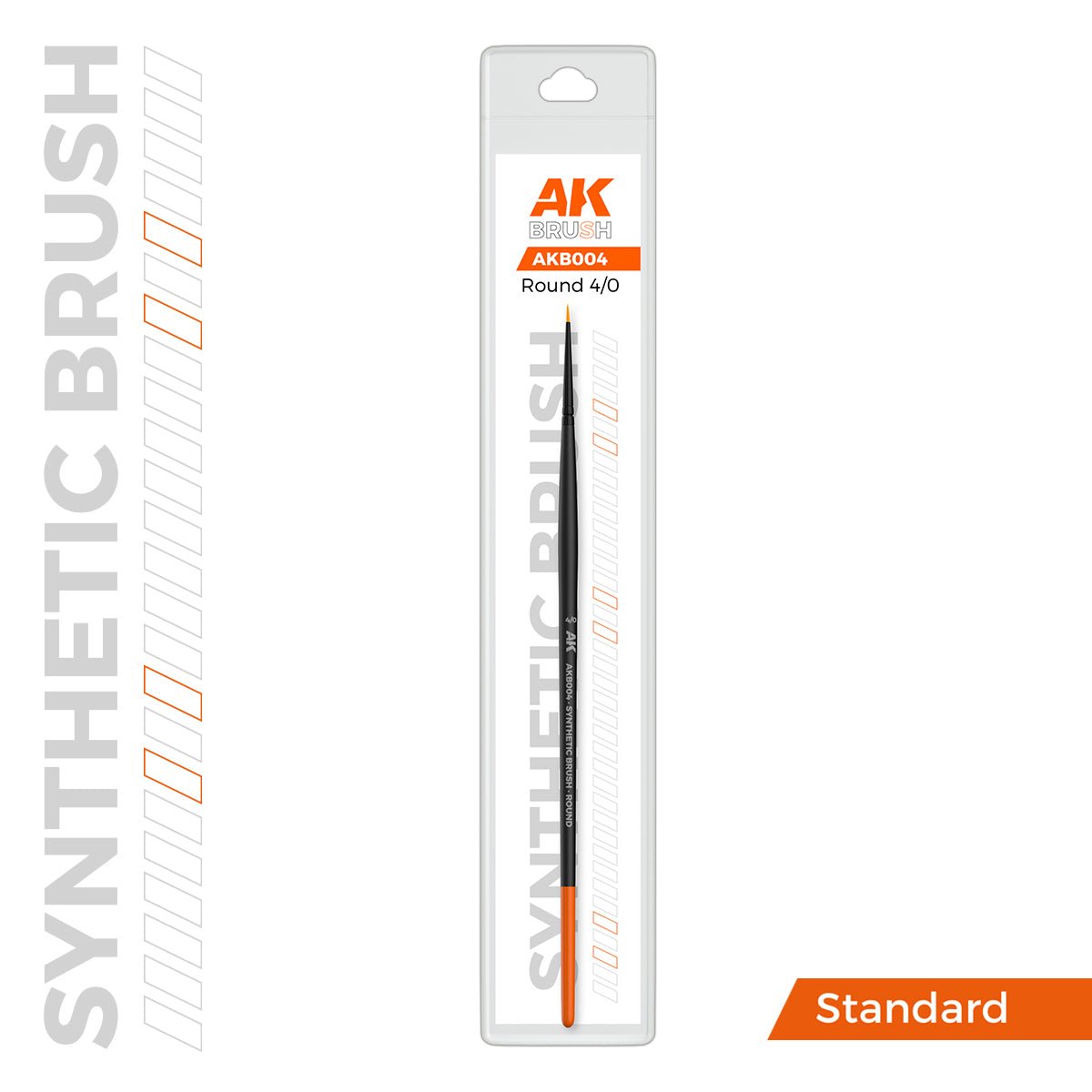 AK Interactive SYNTHETIC BRUSH - ROUND 4/0 (AKB004)