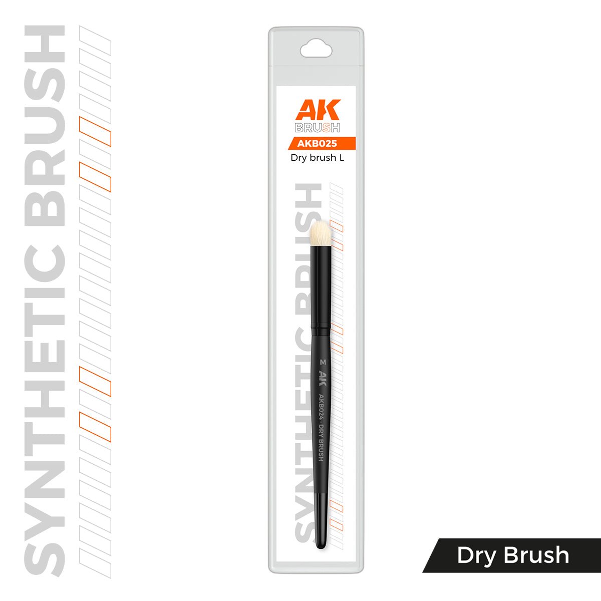 AK Interactive SYNTHETIC DRY BRUSH - L (AKB025)