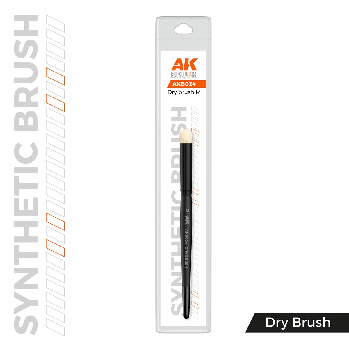 AK Interactive SYNTHETIC DRY BRUSH - M (AKB024)