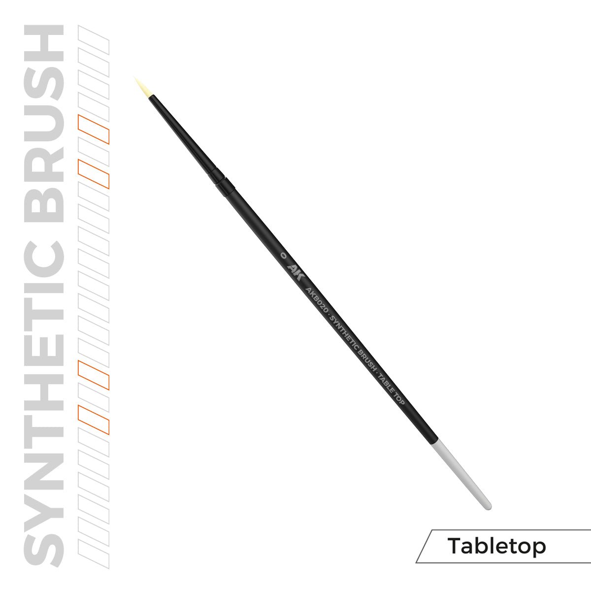 AK Interactive SYNTHETIC TABLETOP BRUSH - 0 (AKB020)