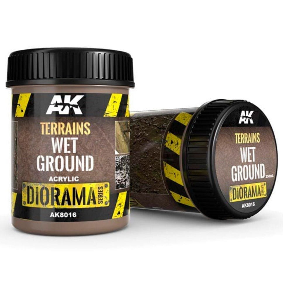 AK Interactive Terrains Wet Ground 250ml (AK8016)