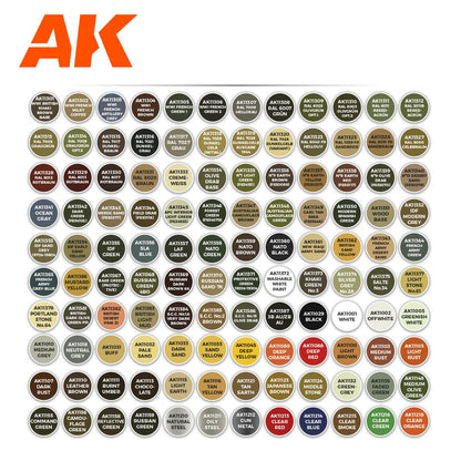 AK Interactive: the Best 120 Colors for AFV (AK11705)