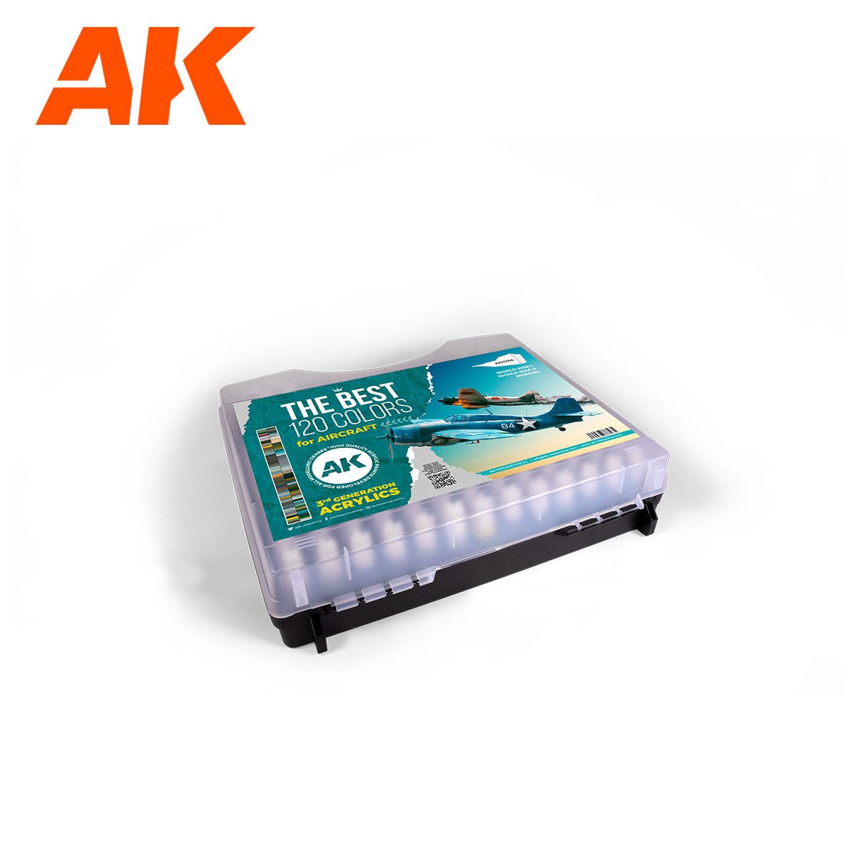 AK Interactive: the Best 120 Colors for Aircraft (AK11706)
