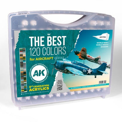 AK Interactive: the Best 120 Colors for Aircraft (AK11706)