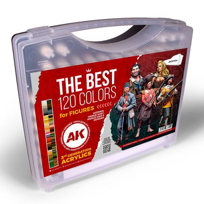 AK Interactive: the Best 120 Colors for Figures (AK11704)