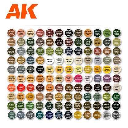 AK Interactive: the Best 120 Colors for Figures (AK11704)