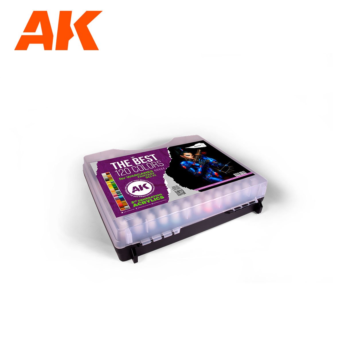 AK Interactive the Best 120 Colors for Wargames & Sci-Fi (AK11707)