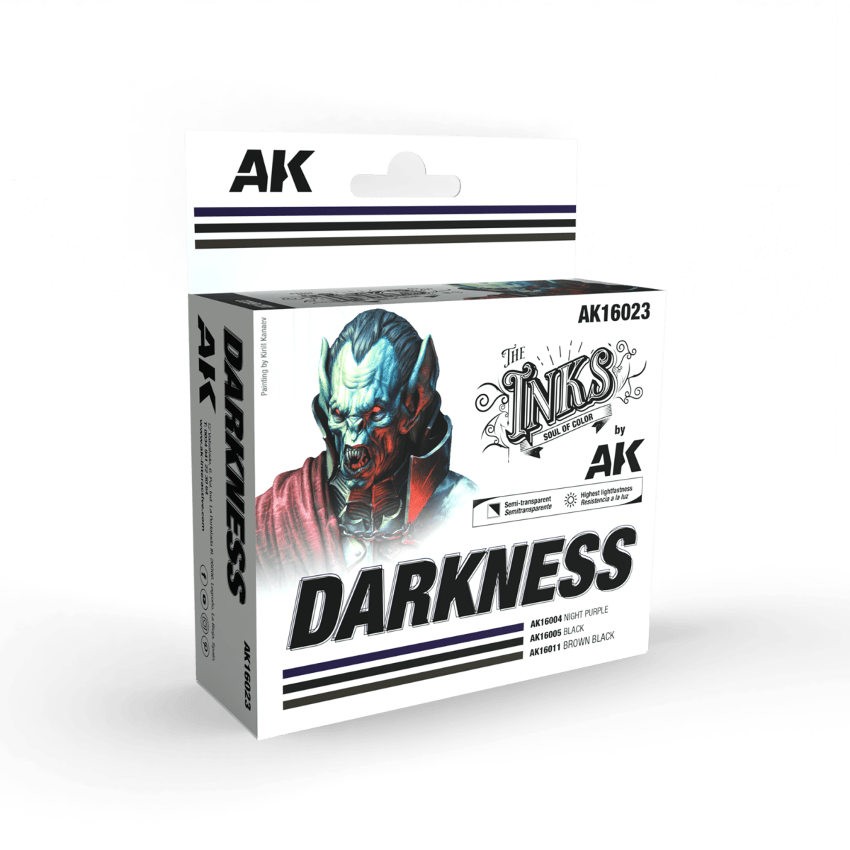 AK Interactive - the Inks - Darkness (AK16023)
