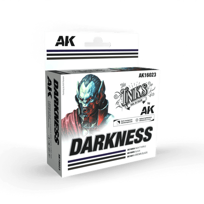 AK Interactive - the Inks - Darkness (AK16023)