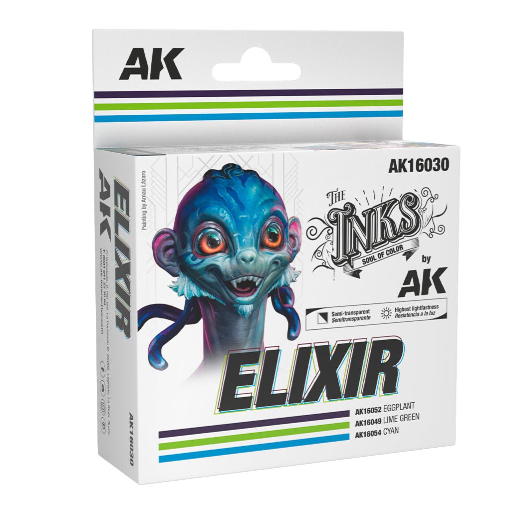 AK Interactive the Inks - Elixir Colours Set (AK16030)