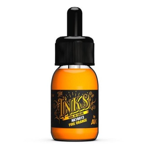 AK Interactive - the Inks - Fire Orange (AK16012)