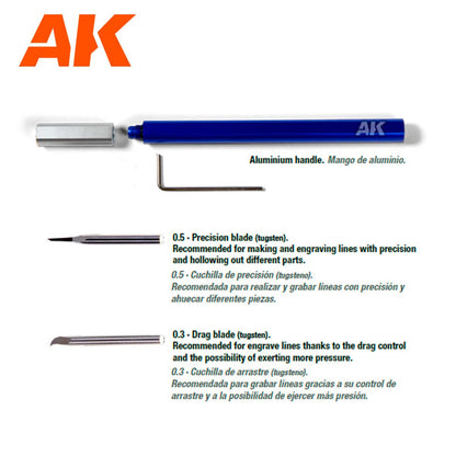 AK Interactive - Tungsten Steel Engraving Scriber (AK9321)