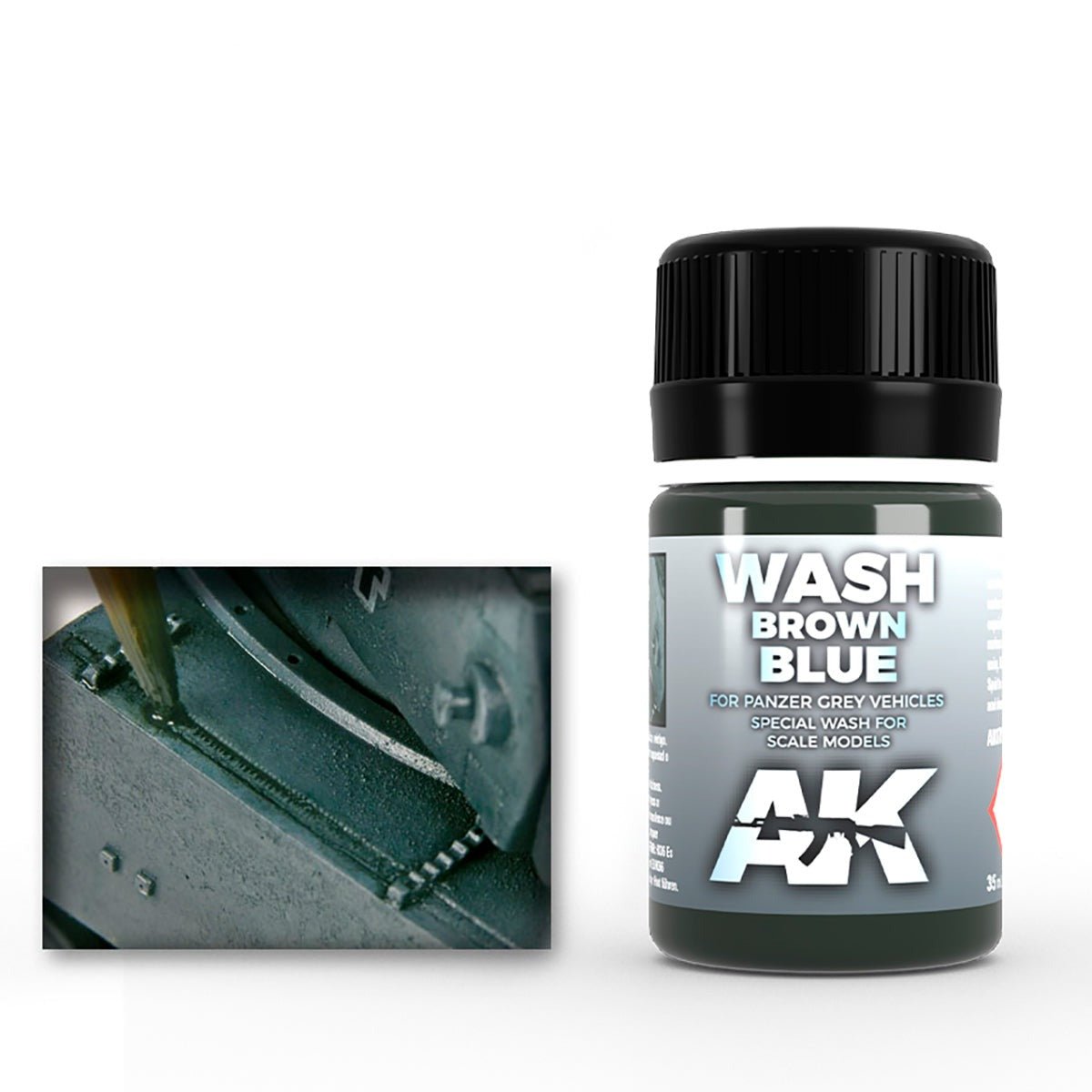 AK Interactive Wash for Panzer Grey Vehicles (AK070)