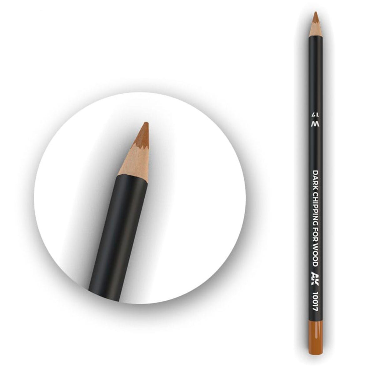 AK Interactive Watercolor Pencil Dark Chipping for Wood (AK10017)