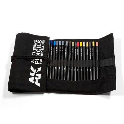 AK Interactive Weathering Pencils Full Range Case (AK10048)