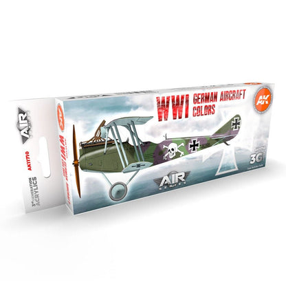 AK Interactive - WWI German Aircraft Colors Set (AK11710)