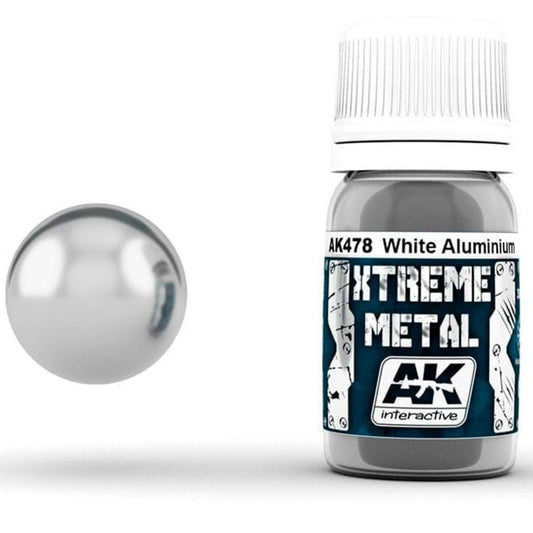 AK Interactive XTREME METAL White Aluminium (AK478)