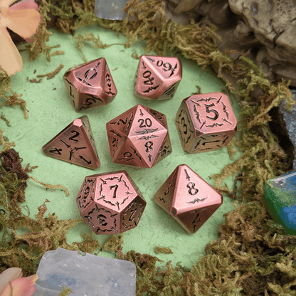 Arcane Forge | Copper Metal Arcana Dice Set