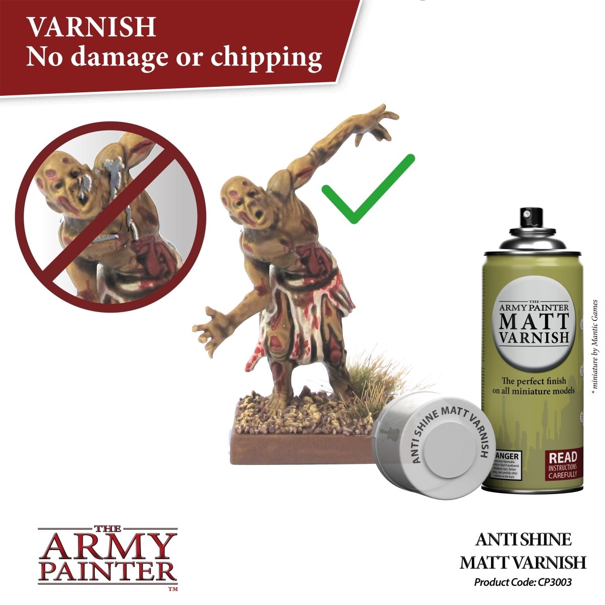 Army Painter - Anti-Shine, Matt Varnish (400ml)