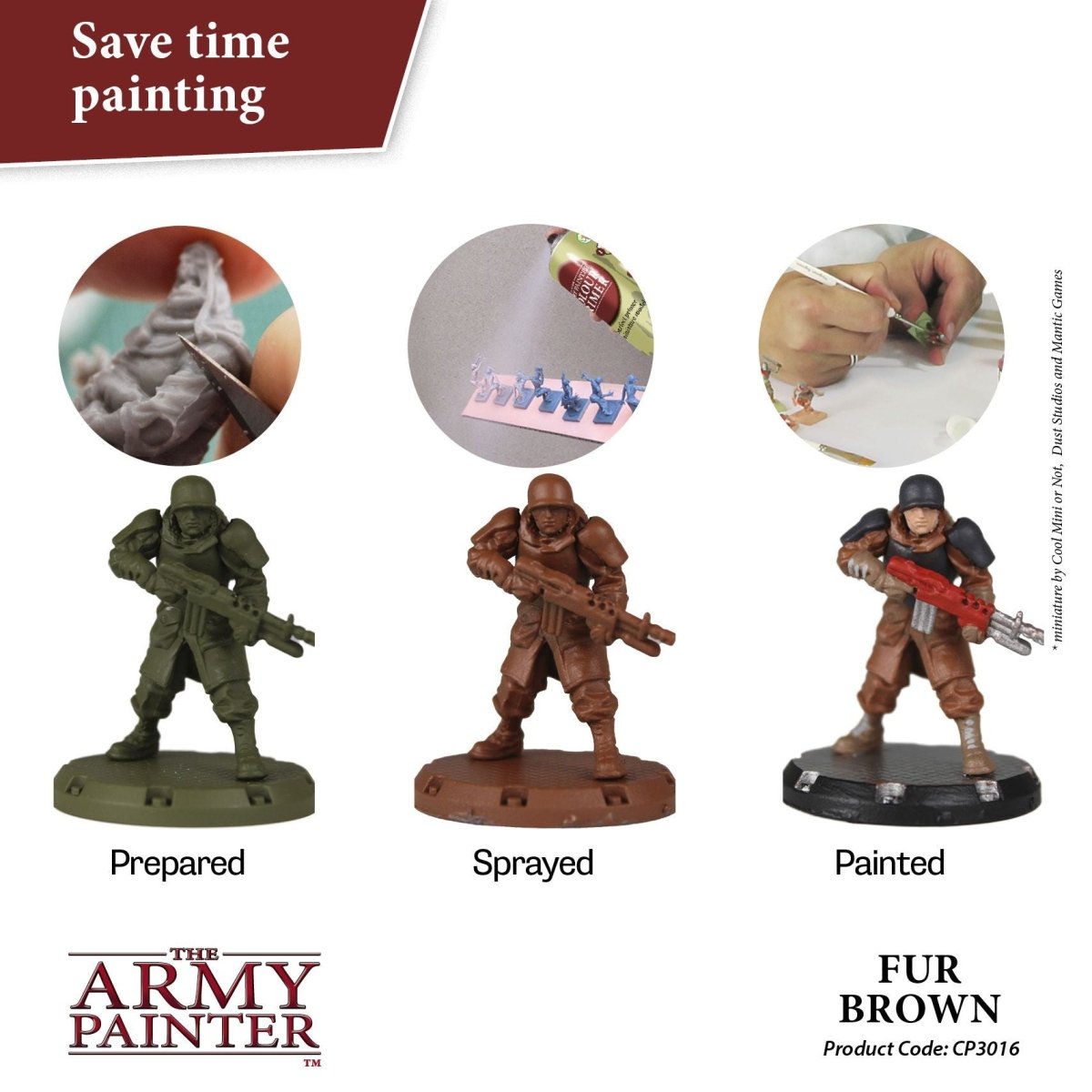 Army Painter Colour Primer - Fur Brown (400ml)