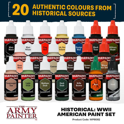 Army Painter Historical: WWII American Paint Set